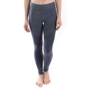 Electric Yoga Gray Moto Leggings Small